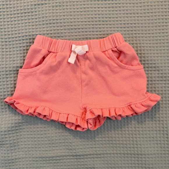 Pink/Coral Ruffle Kids Shorts