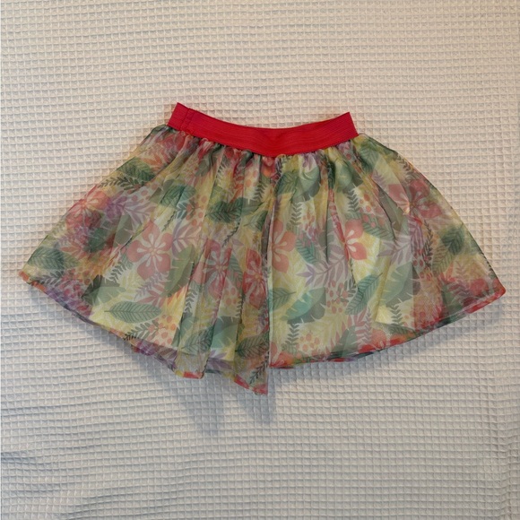 Disney Floral Mini Skirt Tutu