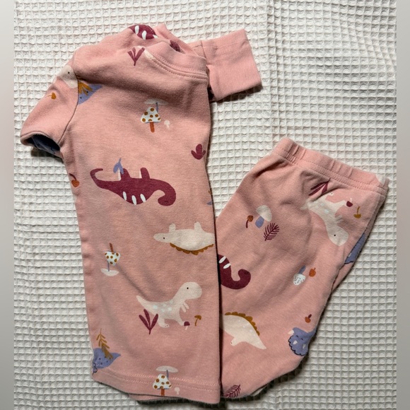 Carter's Pink Dinosaur Pajama Set