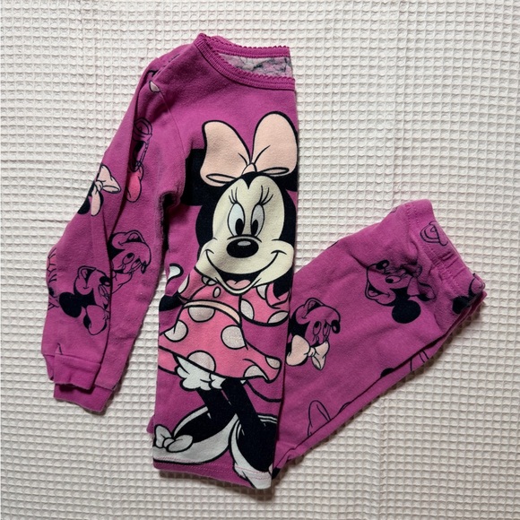 Disney Minnie Mouse Purple Pajama Set for Kids
