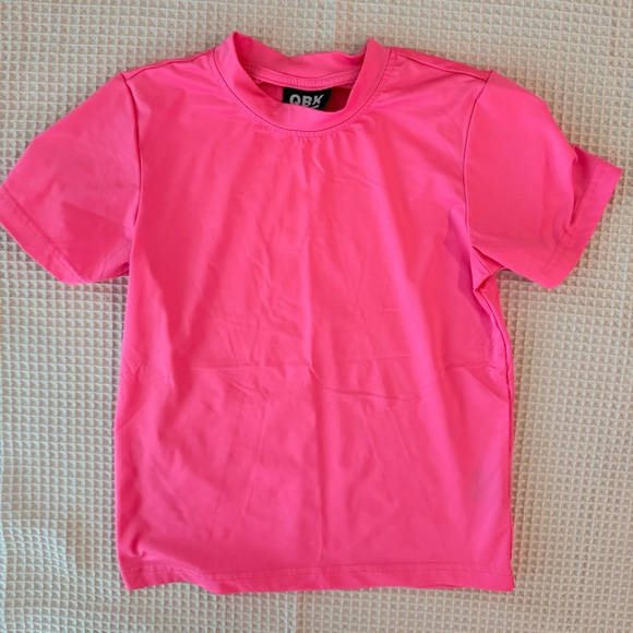 Pink Kids Swim Shirt