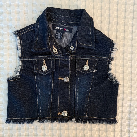 Limited Too Dark Blue Denim Jacket