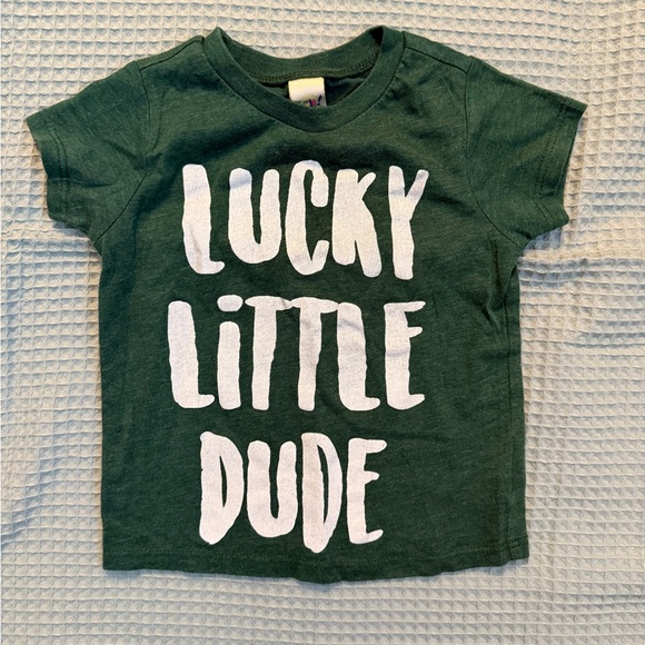 Green 'Lucky Little Dude' Kids Tee