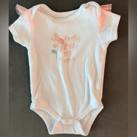 Baby Gear White Onesie with Colorful Logo