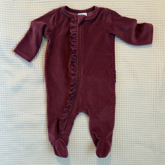 Koala Kids Dark Mauve Footed One Piece