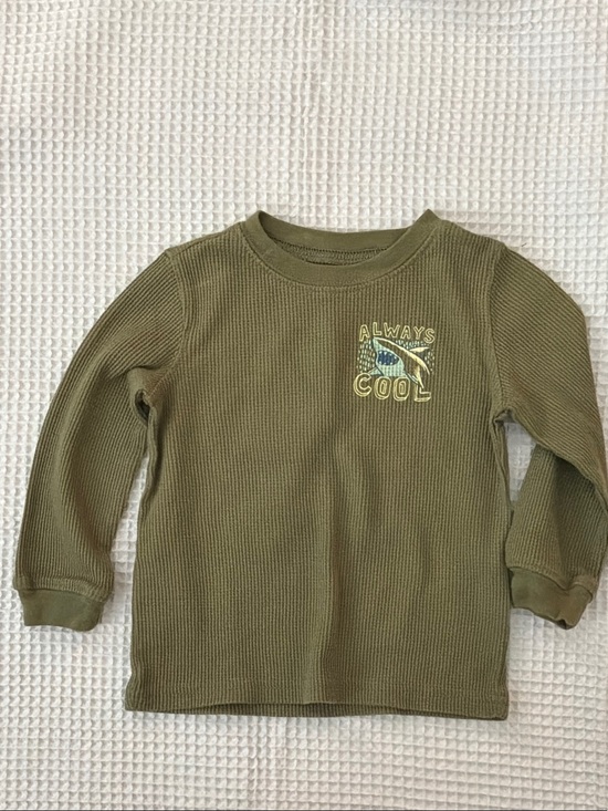 Carter's Olive Green 'Always Cool' Long-Sleeve Tee