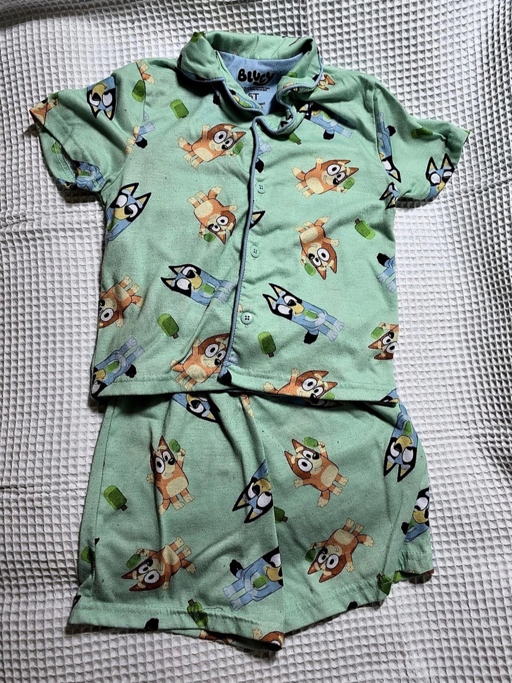 Bluey Pajama Shorts Set Size 5T