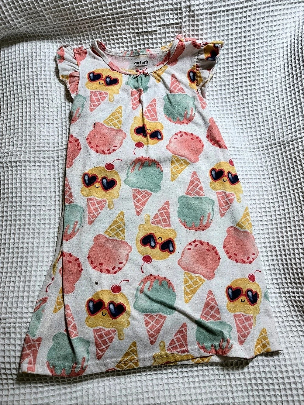 Carter's Girls 4T Ice Cream Printed Nightgown