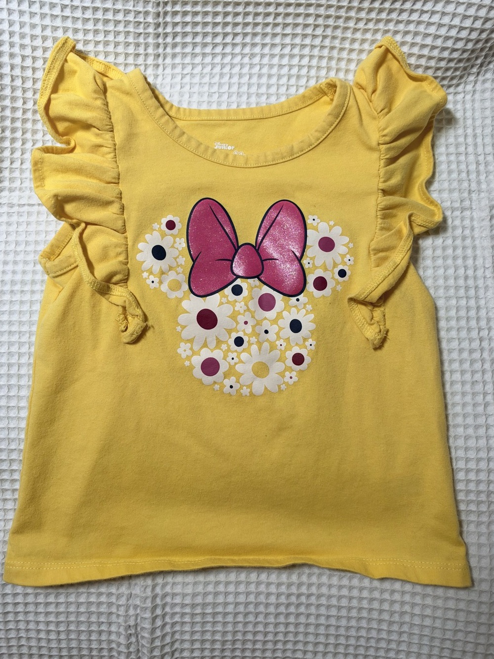 Disney Minnie Graphic Ruffle Sleeve Tee Girls 5T